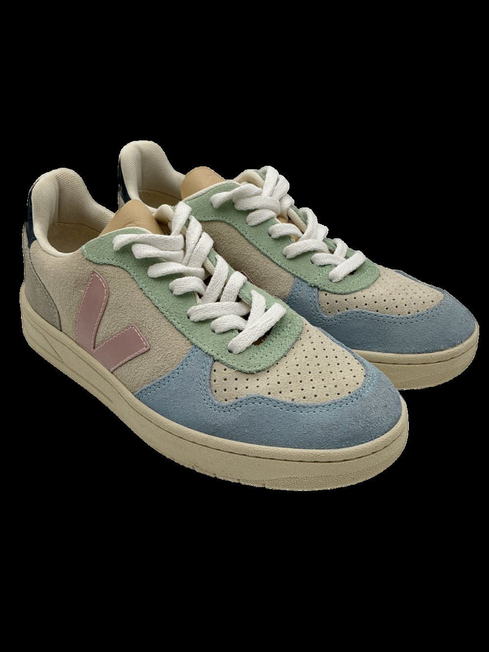 Veja Suede Multicolor V-10 Sneakers Size 7